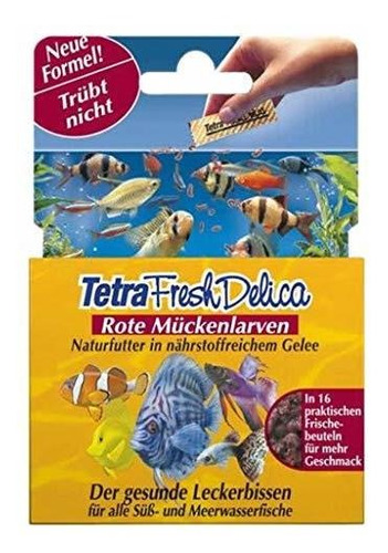 Tetra Freshdelica Enteros Bloodworms Para Peces Ornamentales