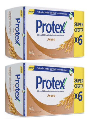 Jabón Protex Avena 12 X110 G. - g a $408