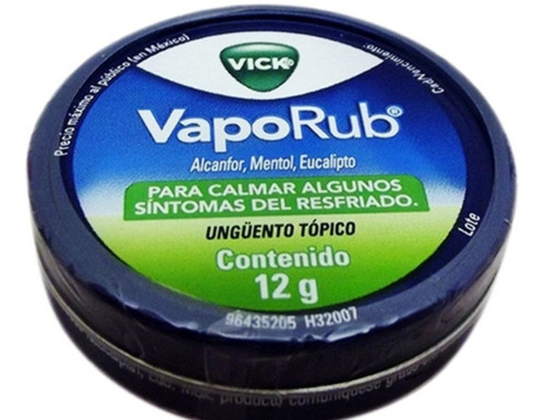 Vick Vaporub 12 Latas. 12grs C/u