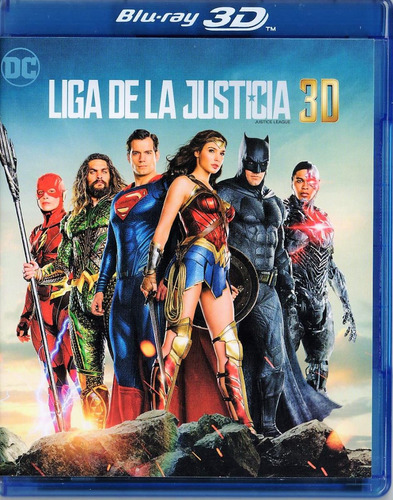 Liga De La Justicia Justice Leage Pelicula  Blu-ray 3d