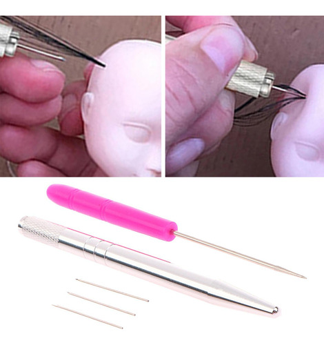 Herramienta De Implante De Cabello De Muñeca, Kit Práctico