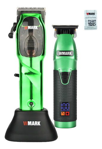 Kit 2 Maquina Wmark Profissional Ng 9003 Ng 318 Verde