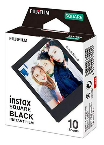 Fujifilm Instax Square Black Film10 Exposiciones.