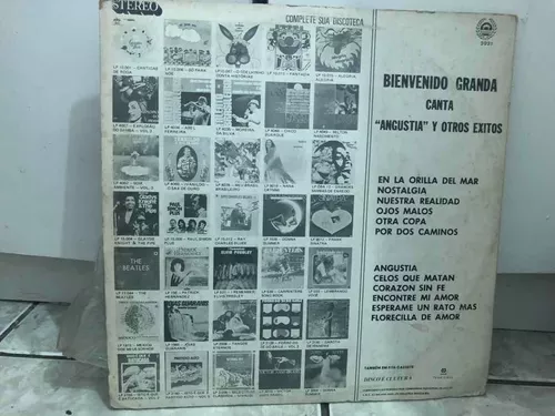 Lp Bienvenido Granda Angústia 1978 Ne