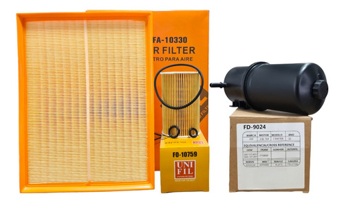 Kit De Filtros Vw Crafter 2.0l Diesel 10-15 Aire Diesel Acei