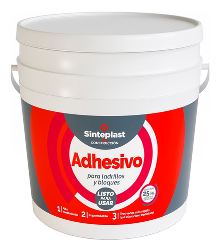 Adhesivo Para Ladrillos Y Bloques 25 Kg Sinteplast