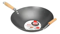 Comprar Wok Antiadherente 35cm | Wok Teflonado | Nouvelle Cousine Color Gris