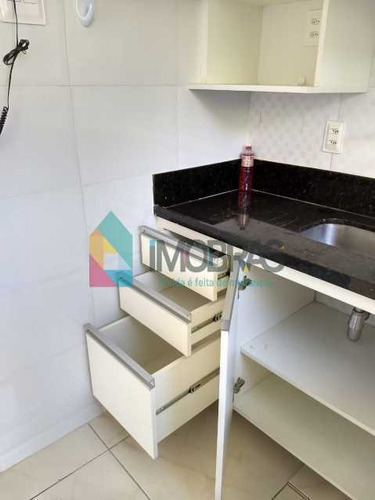 Imagem 10 de 15 de Luxuoso Apartamento Sala-quarto No Riachuelo, Com Infra, Varanda E Vaga Na Escritura. - Boap10498