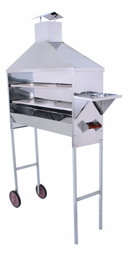Carrinho Churrasqueira Churrasquinho Inox Espetinho R2