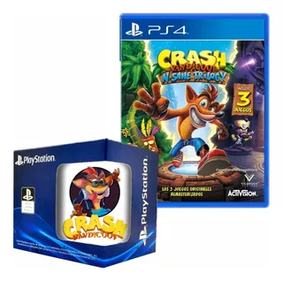 Crash Bandicoot N·sane Trilogy Playstation 4 Y Taza 2