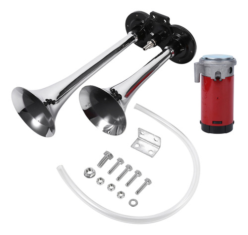 Truck Air Horn 12 V 150 Db Super Dual Trumpet Compresor Para