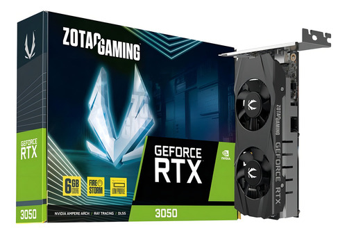Placa De Vídeo Zotac Nvidia Geforce Rtx 3050 6gb Gddr6 Dlss