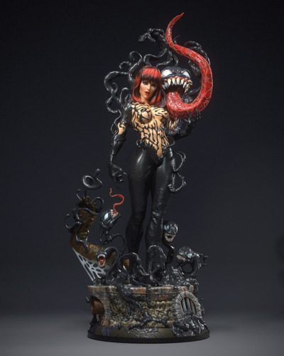 Archivo Stl Impresión 3d - She Venom - Michel Ballares