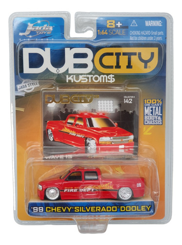 Jada Toys Chevy Silverado 99 Dooley Dub City 1:64 Dañado