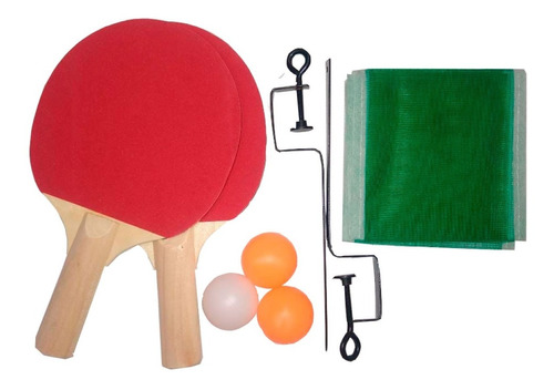 Kit De Tenis Mesa De Ping Pong Raquetas Fei Hong