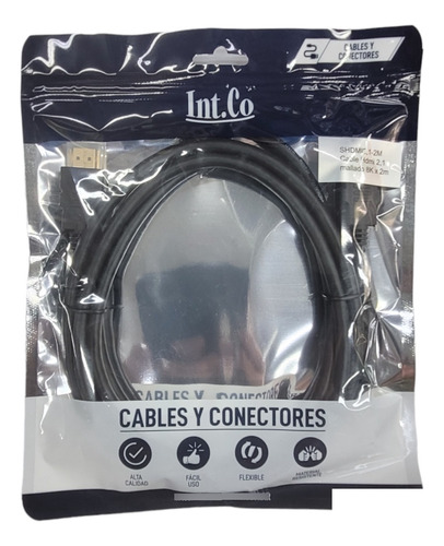 Cable Hdmi A Hdmi 2.1 Ultra Label 8k-48gbps 2mts