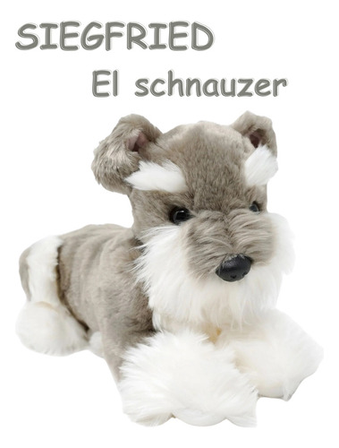 Perro De Peluche Schnauzer Tierno Alta Calidad Viahart