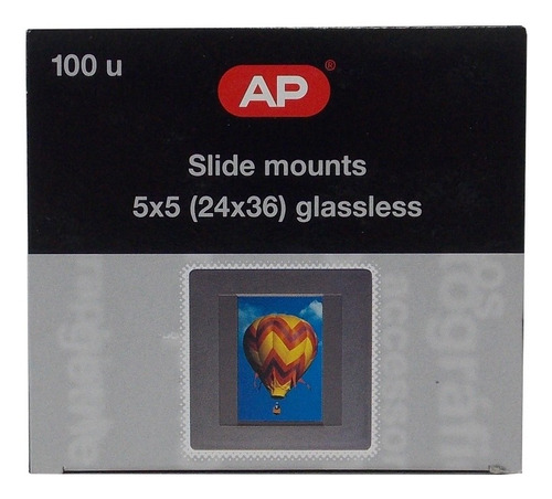 Molduras Plásticas Para Slides Ap 5x5 Caixa Com 100unidades 