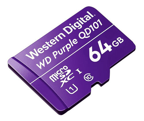 Micro Sdxc Western Digital Purple Sc Qd101 64gb C10 Cctv