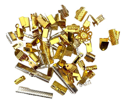 100 Grs Terminales Para Hacer Collares O Pulseras Combinadas