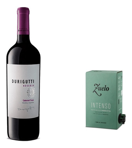 Vino Durigutti Reserva C Franc Y Aceite De Oliva Intensox2lt