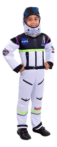 Disfraz Astronauta Unisex Niños Y Niñas Nasa Talla 10