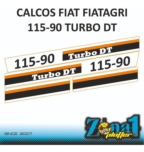 Calcos Fiat Fiatagri 115-90