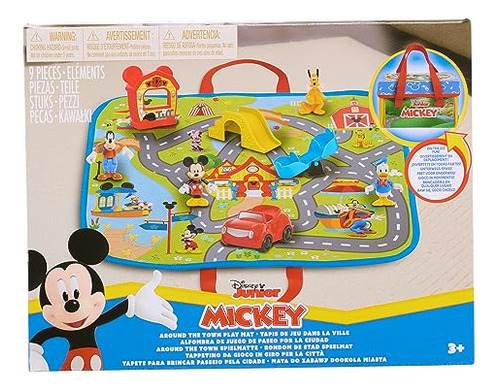 Mouse Around The Town Playmat, 9-piece Figures And Vehi...