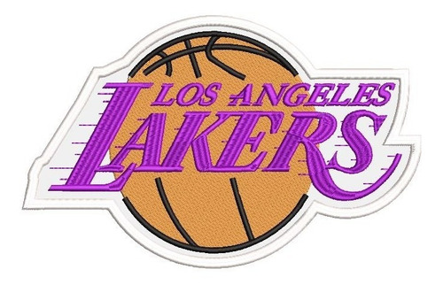 Parche Nba  Lakers Para Espalda Borbado Y Aplicacion Calidad