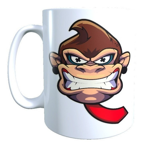 Taza Diseño Donkey Kong, Cara, Videojuegos, Gamer