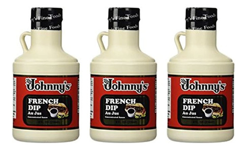 Johnnys Fine Foods Au Jus French Dip (paquete De 3)