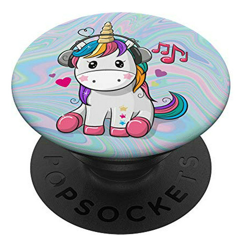 Auriculares Unicornio Con Soporte Popsockets.