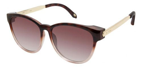 Lentes De Sol Fossil Outlook 66353826 Havana Mujer