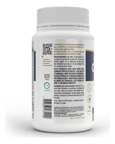 Kit 4 Ômega 3 Omegafor Memory - 60 Cápsulas - Vitafor Sem Sabor
