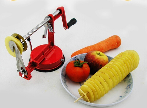 Cortadora En Espiral De Papa Verduras Frutas De Metal
