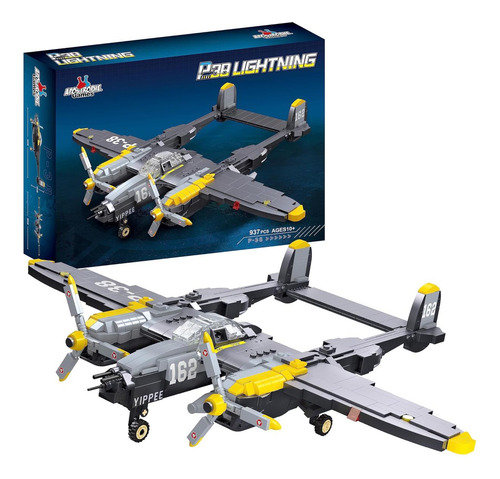 Apostrophe Games P-38 Lightning Aircraft Juego De Bloques De