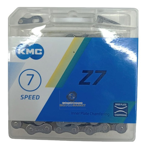 Cadenilla Bicicleta Kmc Z7 Cadena Ruta Montaña 7 Velocidades