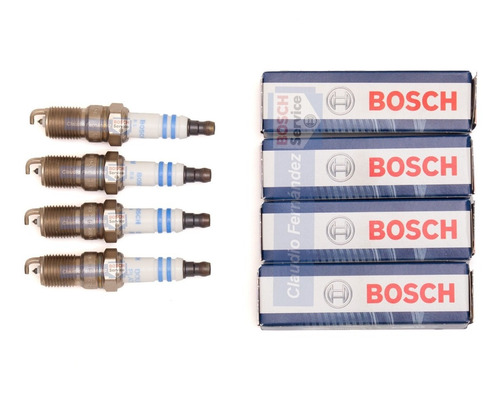 4 Bujias Bosch Ford Fiesta 1.4 16v 1997 1998 1999 2000