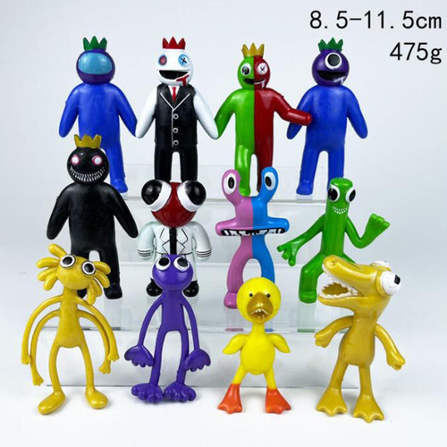 12 Piece Rainbow Friends Monster Model Action Figures 1