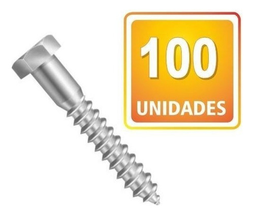 Parafuso Sextavado Soberba 5/16x65 Com 100un Vila