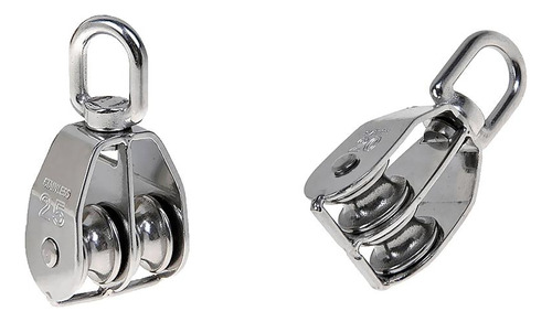 2 Unids / Set Ruedas Giratorias De Elevación De Polea