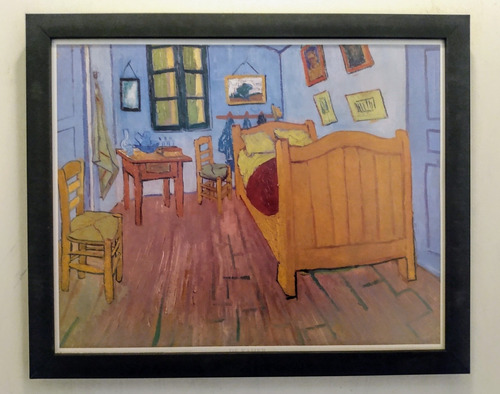 El Cuarto De Van Gogh _ Litografía Enmarcada