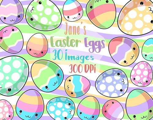 Cliparts Imagenes Png Huevos Pascuas Colores Pasteles Jk21