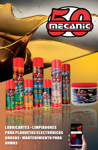 Desmoldante De Matrices Siliconado 400ml Mecanic 50 X12 Uni