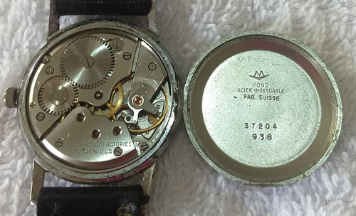 Relogio Antigo De Pulso Movado Swiss Perfeito A Corda