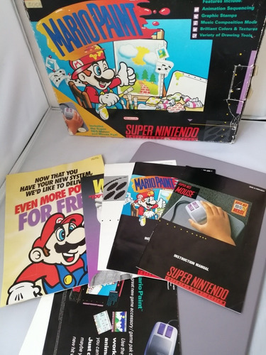 Mario Paint Big Box Para  Super Nintendo 