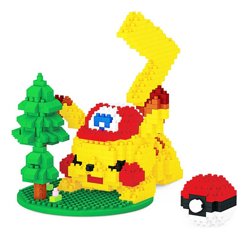 Picachu Mini Bloques Armables ( Pokémon ) 680 Pcs