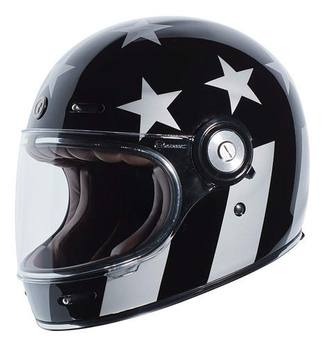 Torc Casco T1 Unisex Retro Con Careta Completa Para Motocicl