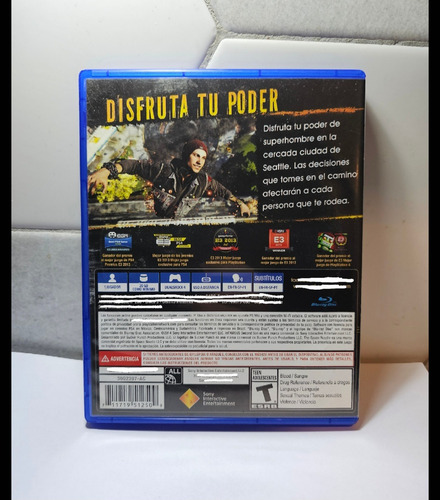 Infamous: Second Son Ps4 - Standard Edition - Mastermarket (Reacondicionado)
