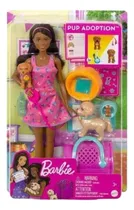 Comprar Barbie Adota Um Cachorrinho Negra Ref Hkd87